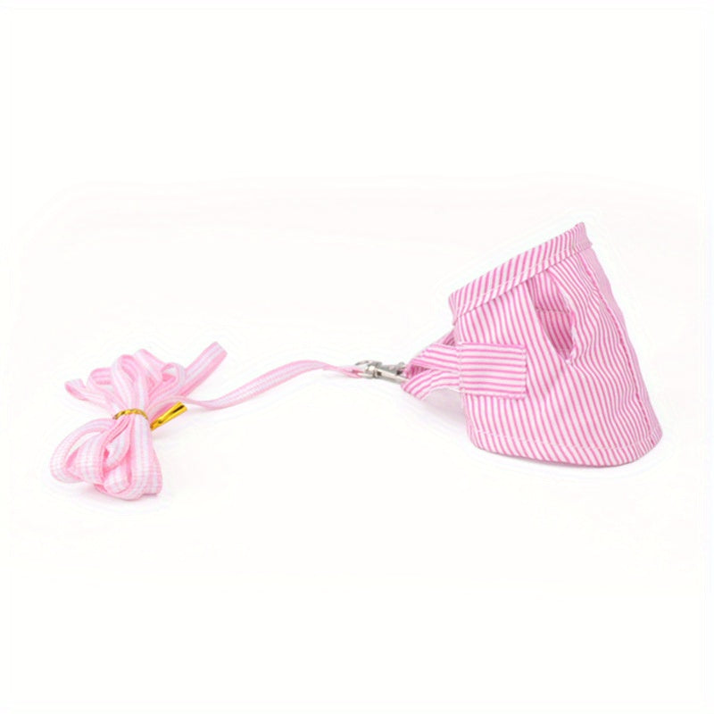 Mini Bunny Harness & Leash Set - Small Pet Walking Harness for Rabbits & Guinea Pigs