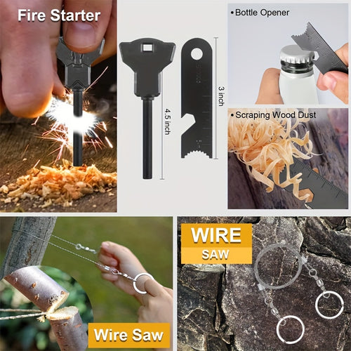 22-in-1 Survival Kit - Emergency Gear for Camping & Hiking