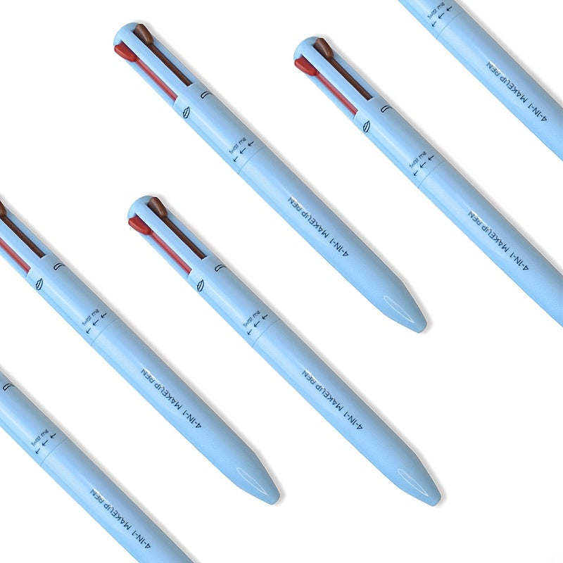 4-in-1 Multi-Function Makeup Pen - Long-Lasting Lip Brow Eye Liner & Highlighter