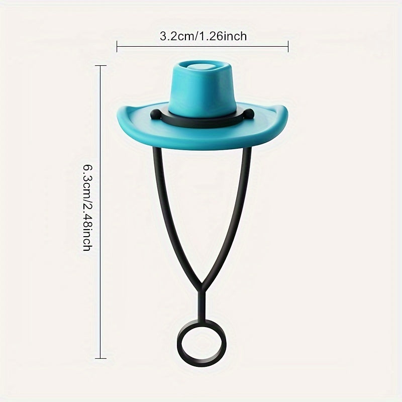 Cowboy Hat Straw Toppers 5pc Set