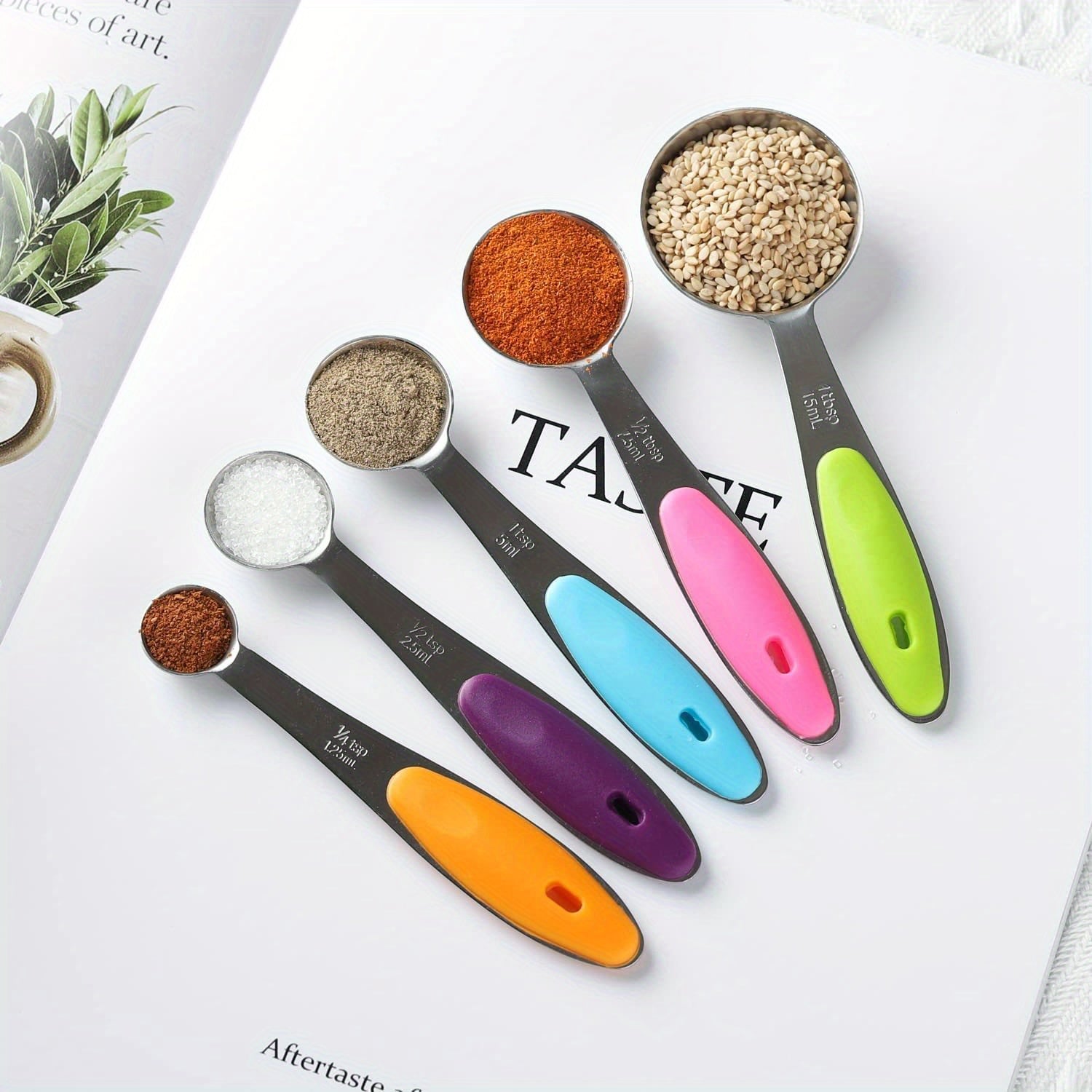 Measuring Cups & Spoons Set - 5/8/13 Piece Kitchen Tool Kit