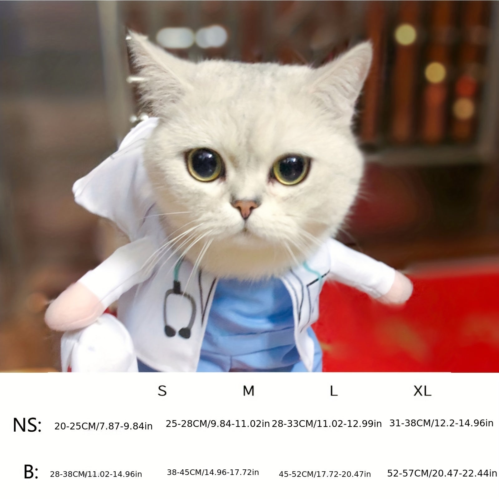 Mini Pet Policeman Costume and more - Adorable Police Outfit with Hat for Dogs & Cats