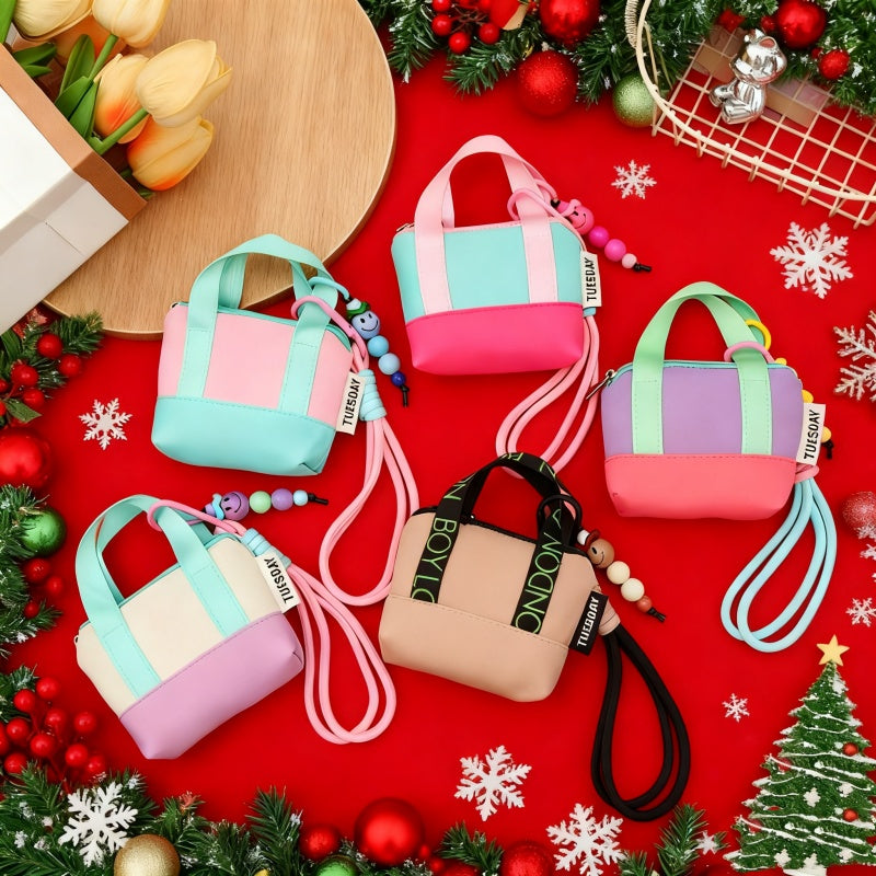 Cute Dopamine Mini Purse - Pink Character Crossbody Bag