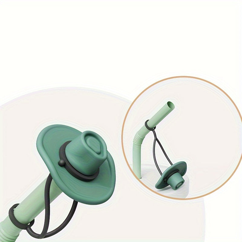 Cowboy Hat Straw Toppers 5pc Set