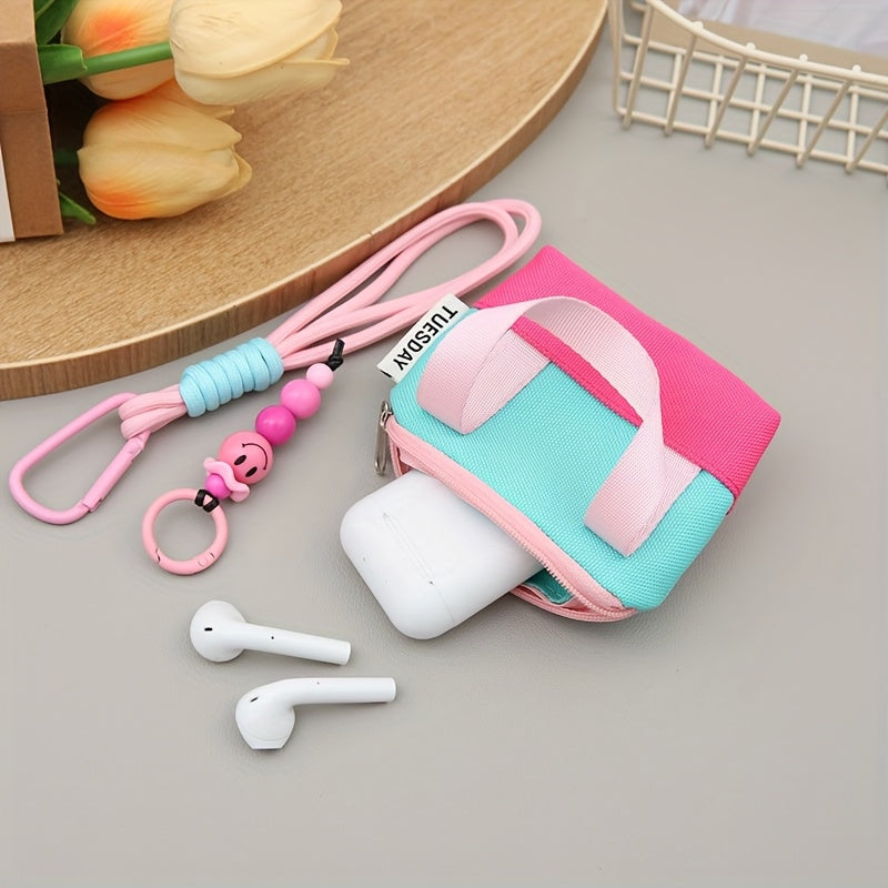 Cute Dopamine Mini Purse - Pink Character Crossbody Bag