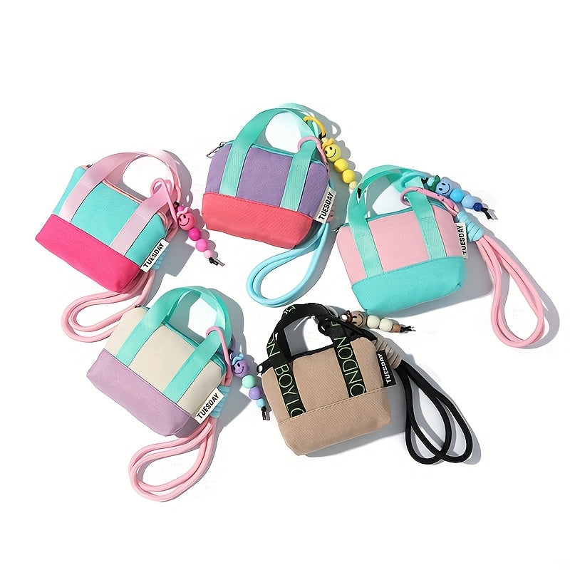 Cute Dopamine Mini Purse - Pink Character Crossbody Bag