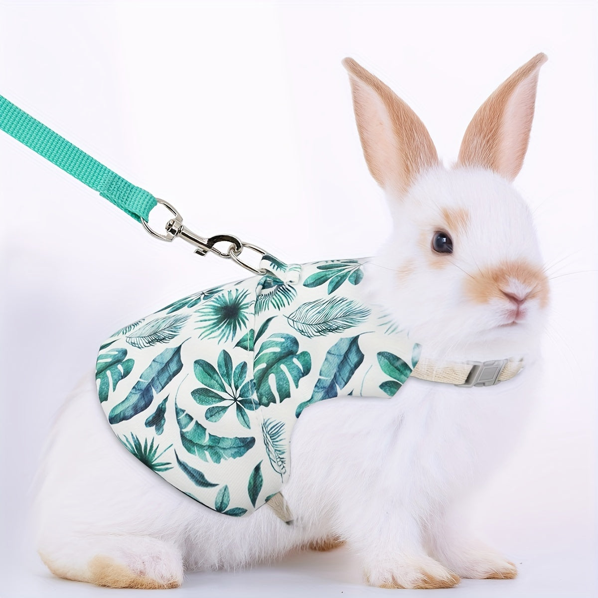 Mini Breathable Rabbit Harness & Leash Set - Soft Pet Harness for Small Animals