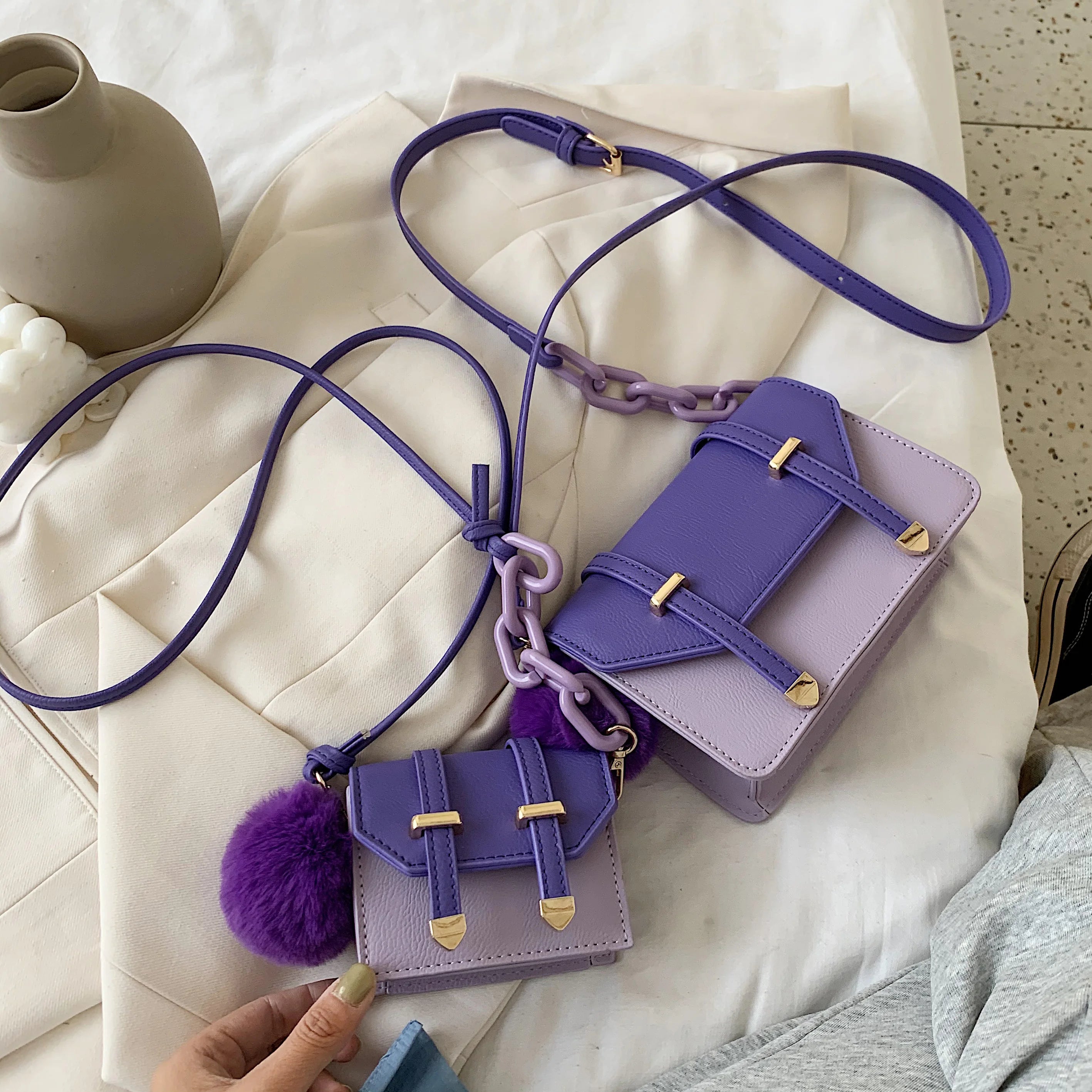 Summer Hit Colour Small and Mini Bag Handbag Leather Crossbody Bags