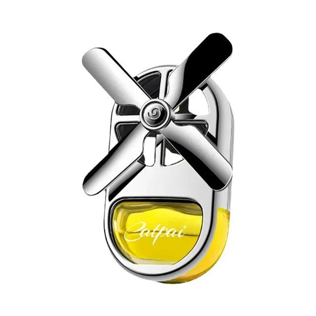 Mini Rotating Propeller Car Air Freshener - Creative Vent Clip Aromatherapy