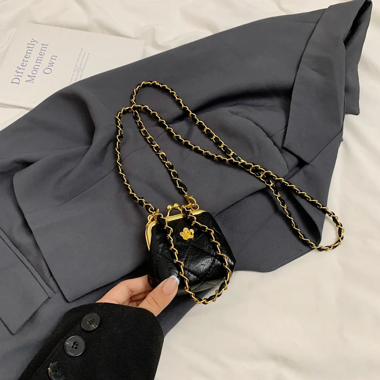 Mini Crossbody Bag - Compact Designer Shoulder Bag for Travel & Everyday