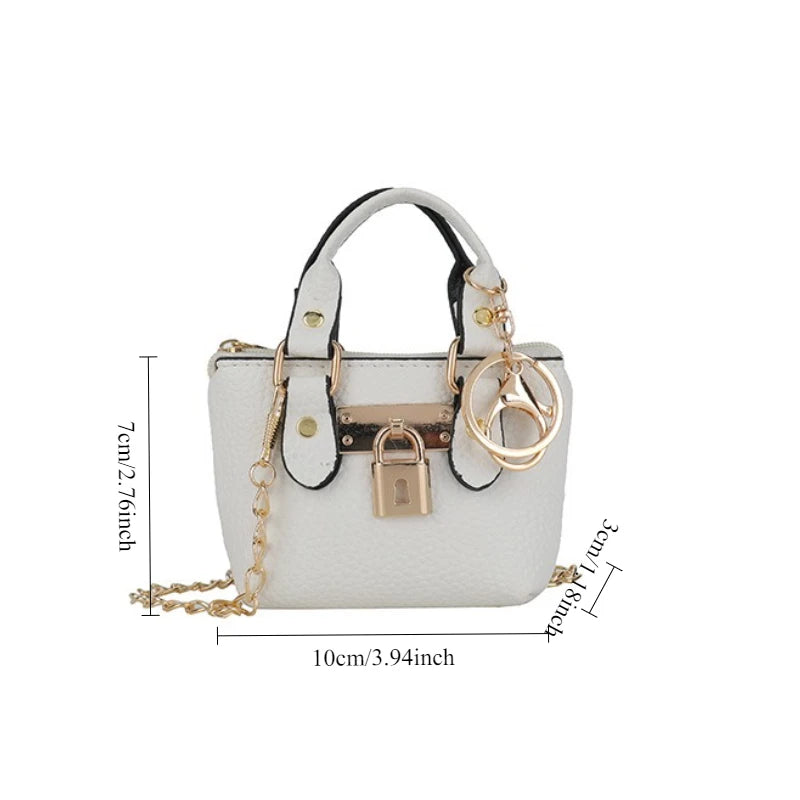 Mini Square Crossbody Bag - Compact Shoulder Bag for Women