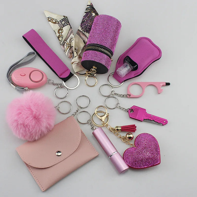 Safety Keychain Full Set – Personal Alarm &amp; Self‑Defence Accessories for Women