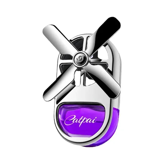 Mini Rotating Propeller Car Air Freshener - Creative Vent Clip Aromatherapy