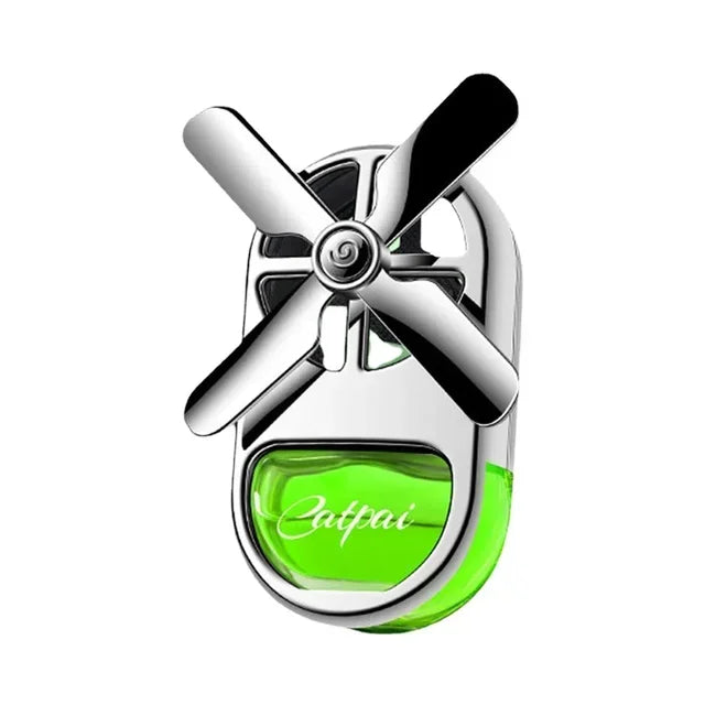 Mini Rotating Propeller Car Air Freshener - Creative Vent Clip Aromatherapy