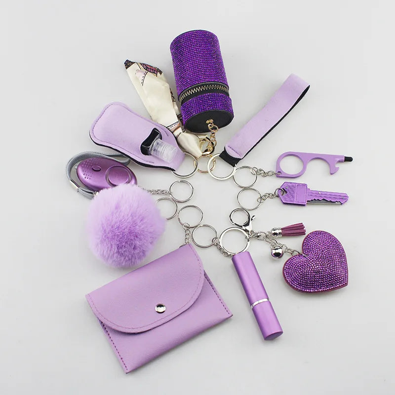 Safety Keychain Full Set – Personal Alarm &amp; Self‑Defence Accessories for Women