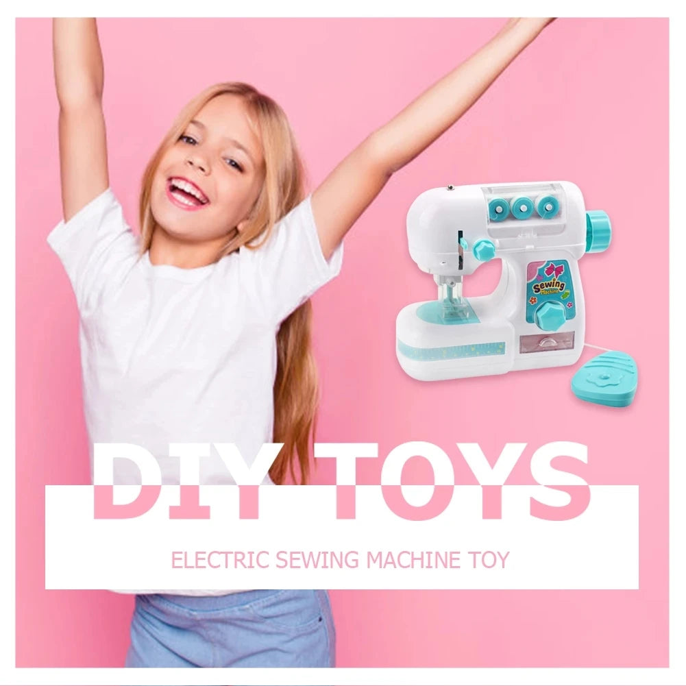 Mini Electric Sewing Machine Toy - Educational Activity Play