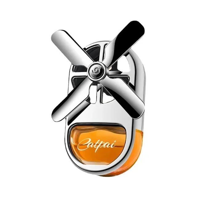Mini Rotating Propeller Car Air Freshener - Creative Vent Clip Aromatherapy