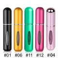 Mini Refillable Perfume Atomizer Set - 5ml Travel Spray Bottles (5 Pack)