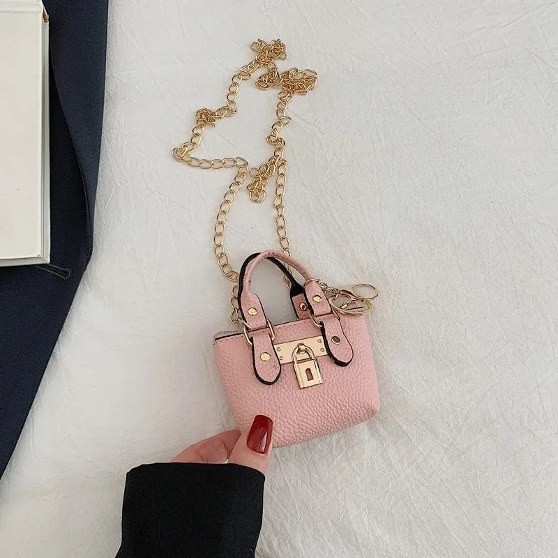 Mini Square Crossbody Bag - Compact Shoulder Bag for Women