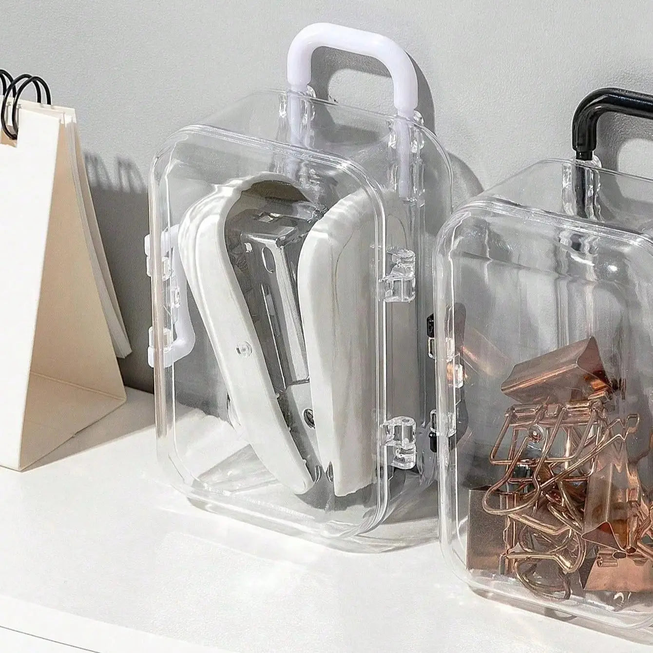 Mini Suitcase Display Box - Transparent Jewellery & Gift Packaging (5x7cm)