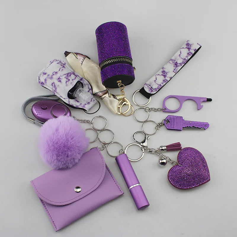 Safety Keychain Full Set – Personal Alarm &amp; Self‑Defence Accessories for Women