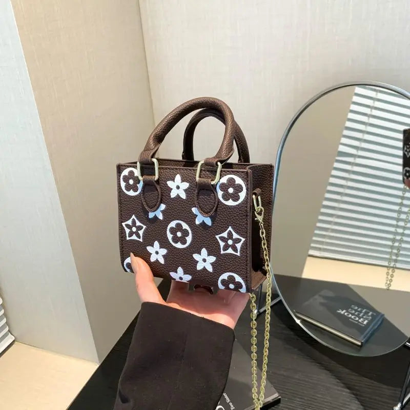 Mini Crossbody Bag - Compact Printed Shoulder Bag for Travel & Everyday