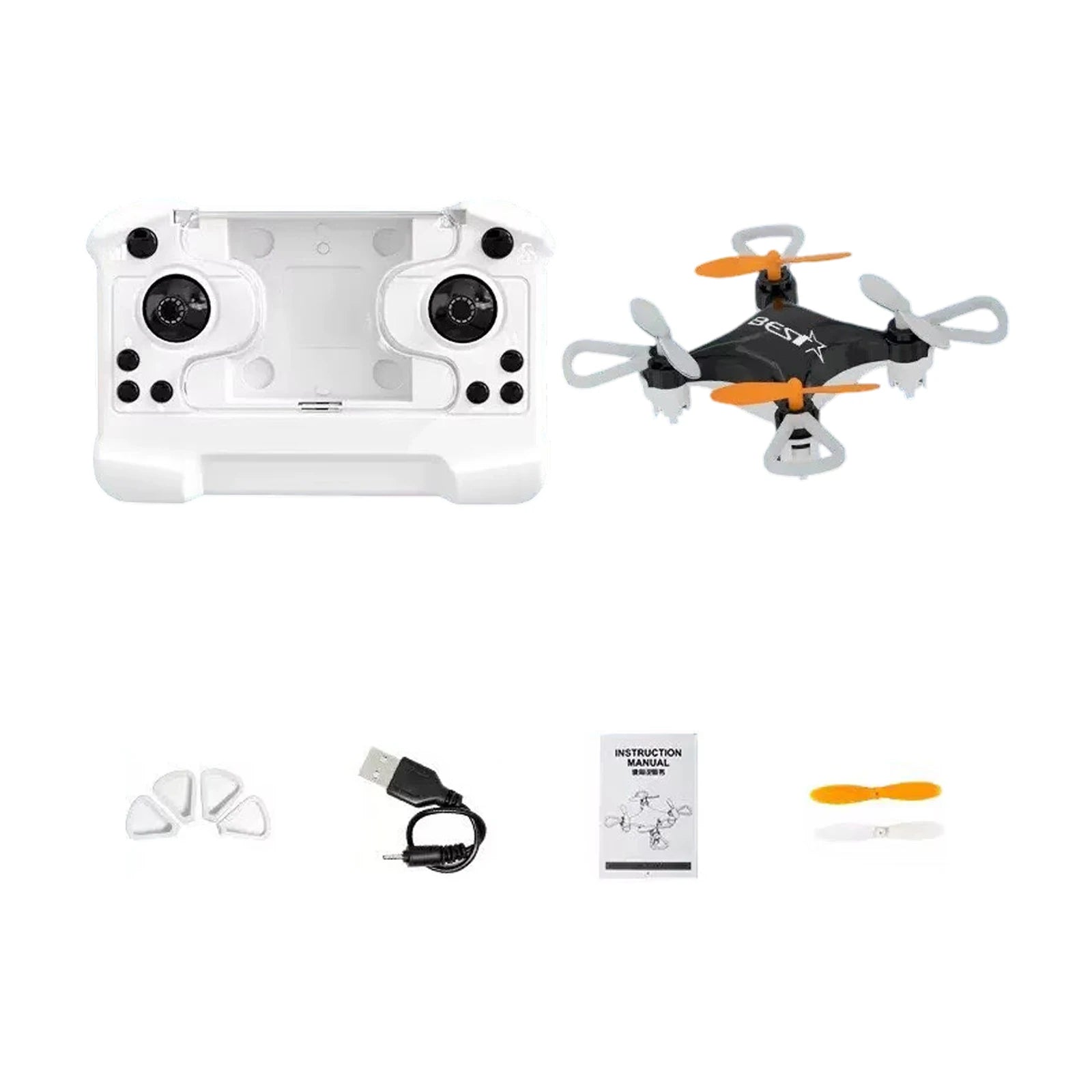 Mini Pocket Drone - Remote Control Quadcopter with Altitude Hold