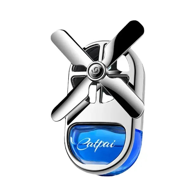 Mini Rotating Propeller Car Air Freshener - Creative Vent Clip Aromatherapy