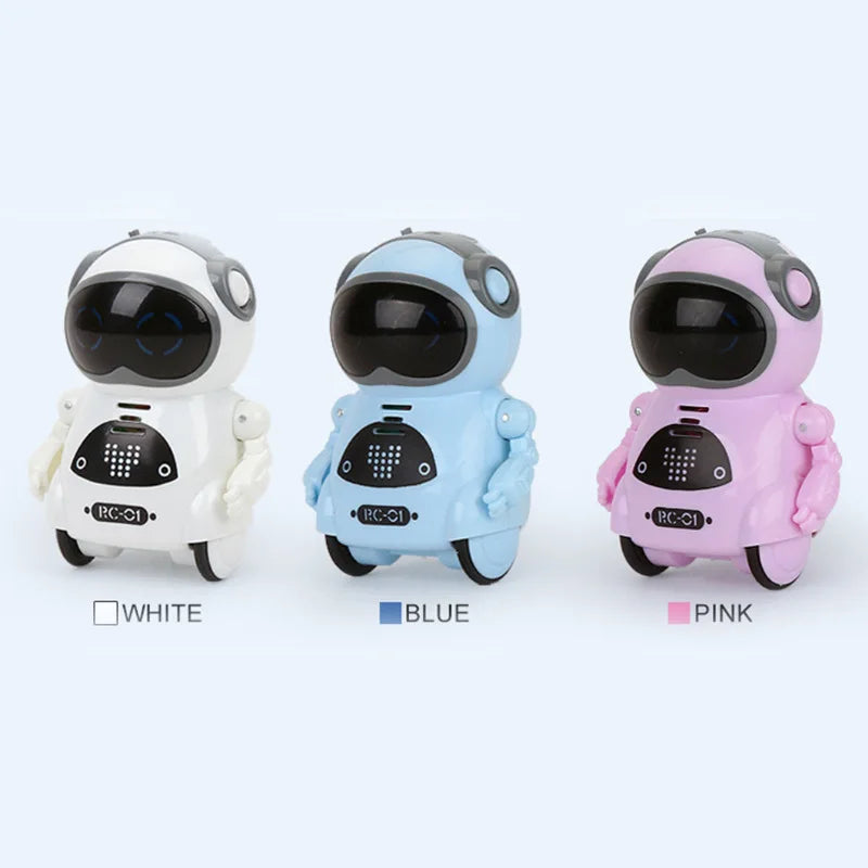 Mini Voice Controlled Robot Toy - Interactive Smart Gadget for Kids