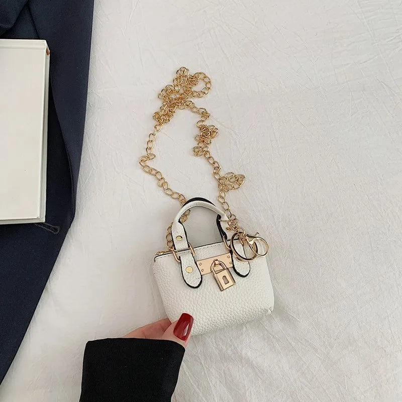 Mini Square Crossbody Bag - Compact Shoulder Bag for Women