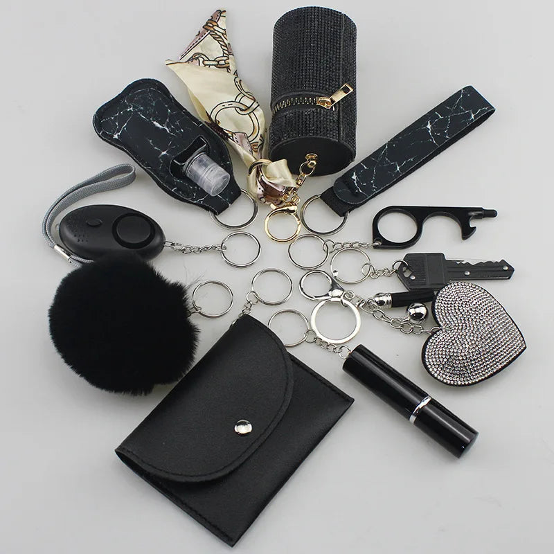 Safety Keychain Full Set – Personal Alarm &amp; Self‑Defence Accessories for Women