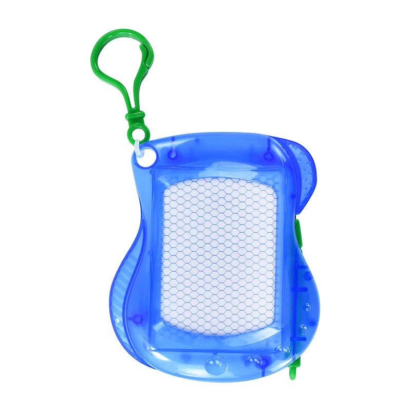 Mini Magnetic Drawing Board with Keychain - Erasable Doodle Pad for Kids