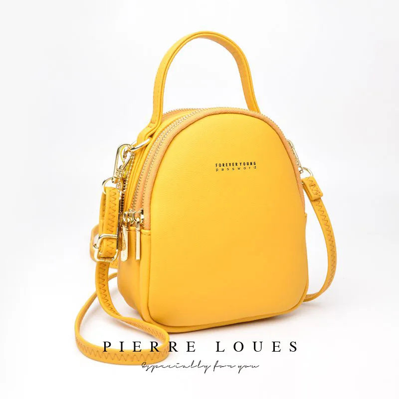 Mini Convertible Backpack Purse – Waterproof PU Fashion Bag for Everyday Carry