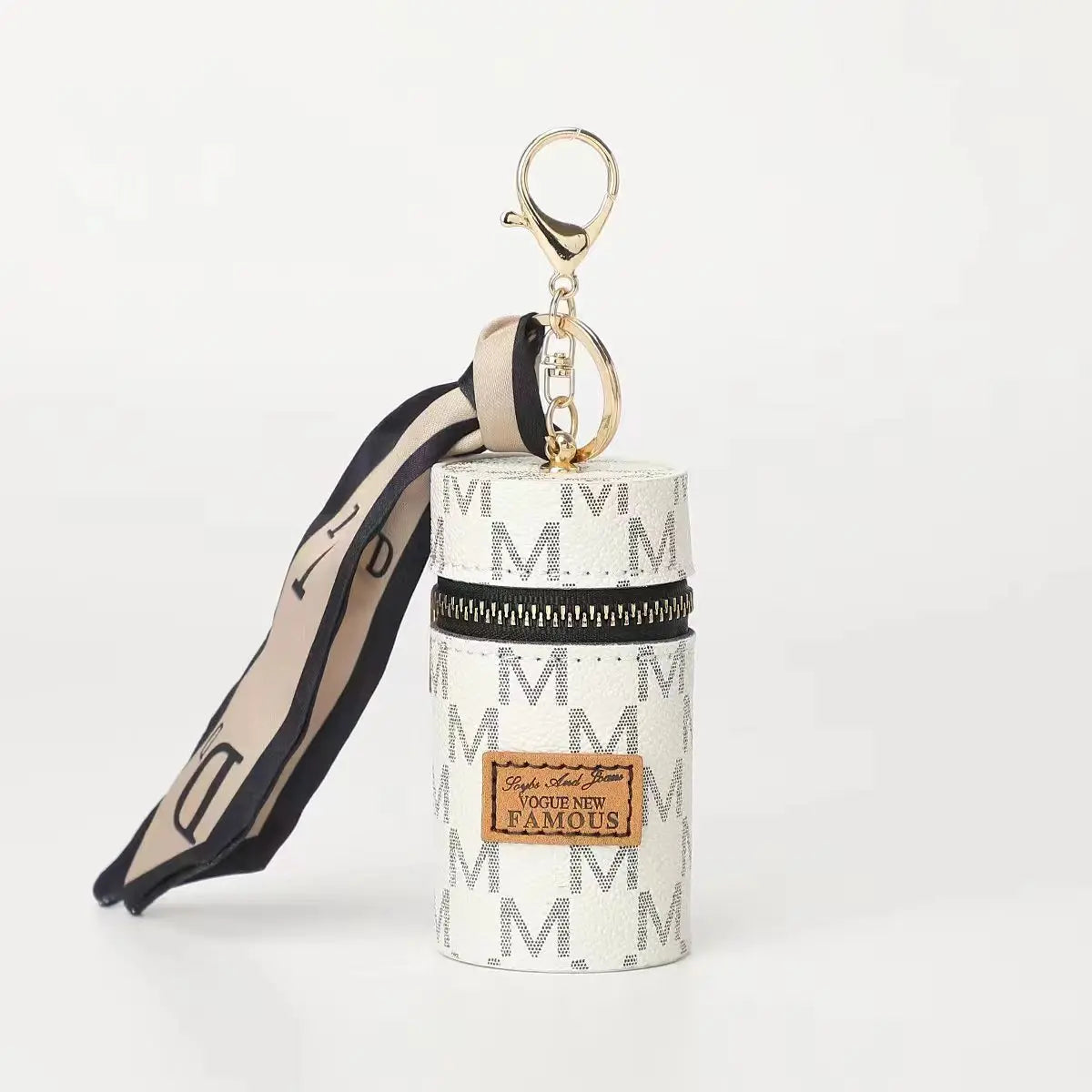 Compact Mini Coin Purse & Lipstick Holder - Multifunctional Keychain Bag