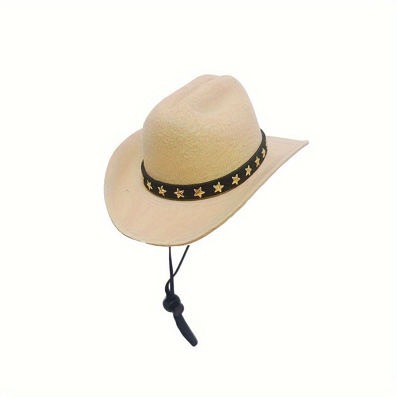Mini Cowboy Hat for Pets - Adorable Western Hat for Small Dogs & Cats