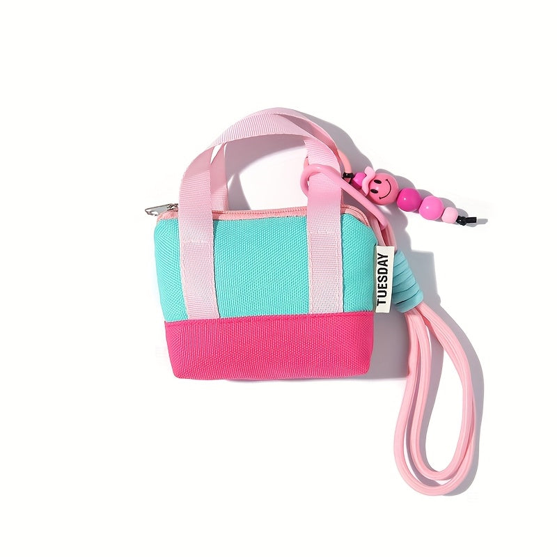 Cute Dopamine Mini Purse - Pink Character Crossbody Bag