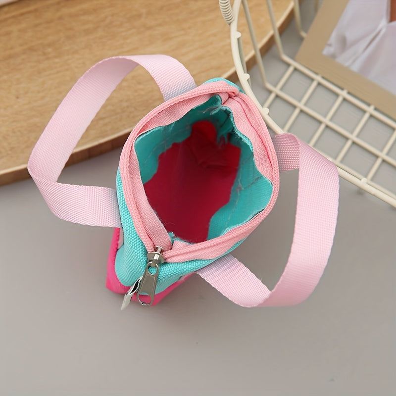 Cute Dopamine Mini Purse - Pink Character Crossbody Bag